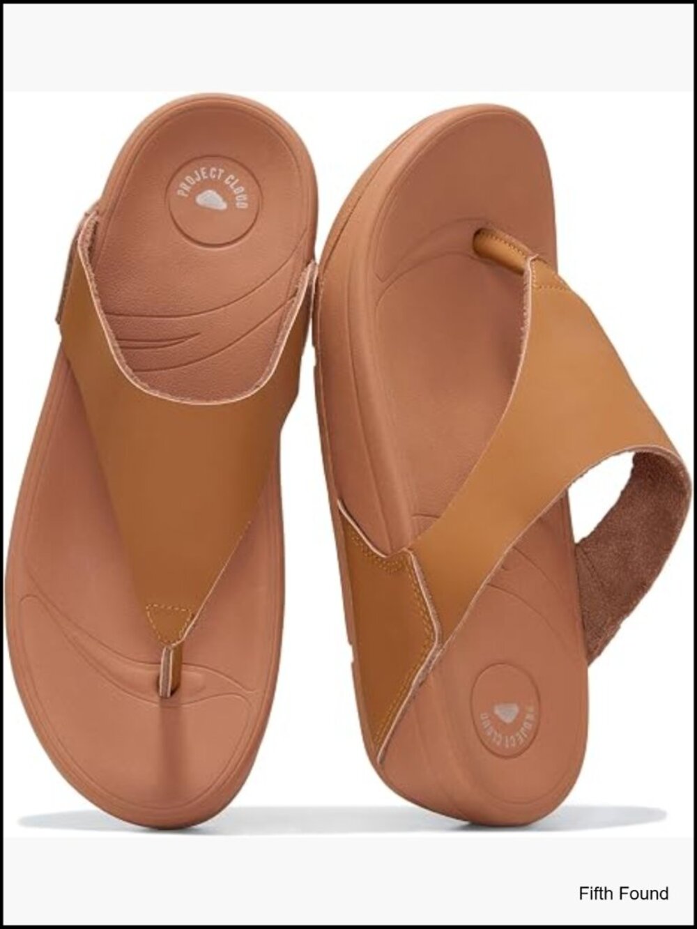 Project Cloud Genuine Leather Thong Sandals with Arch Support 7
